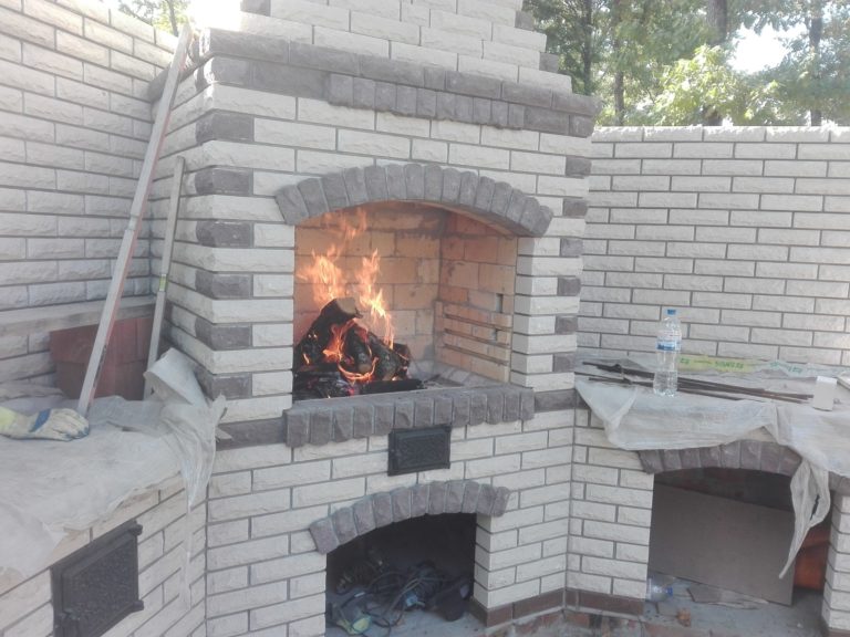 The first fire in the “Lesnoi” oven complex